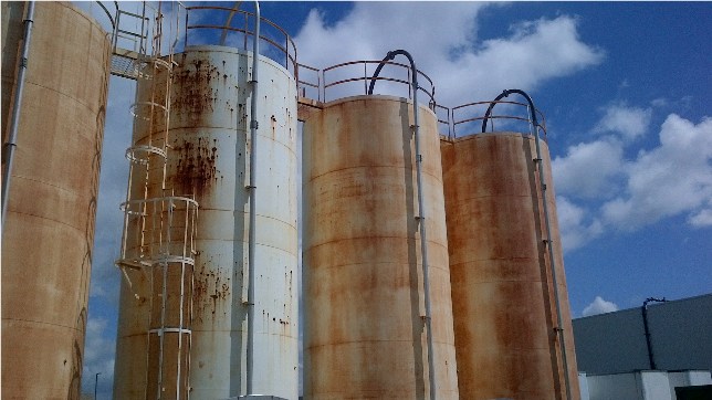 rusty silo