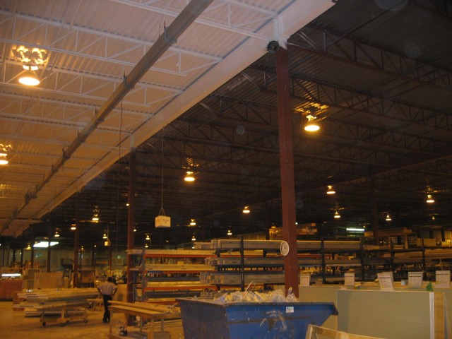 painting steel deck ceiling